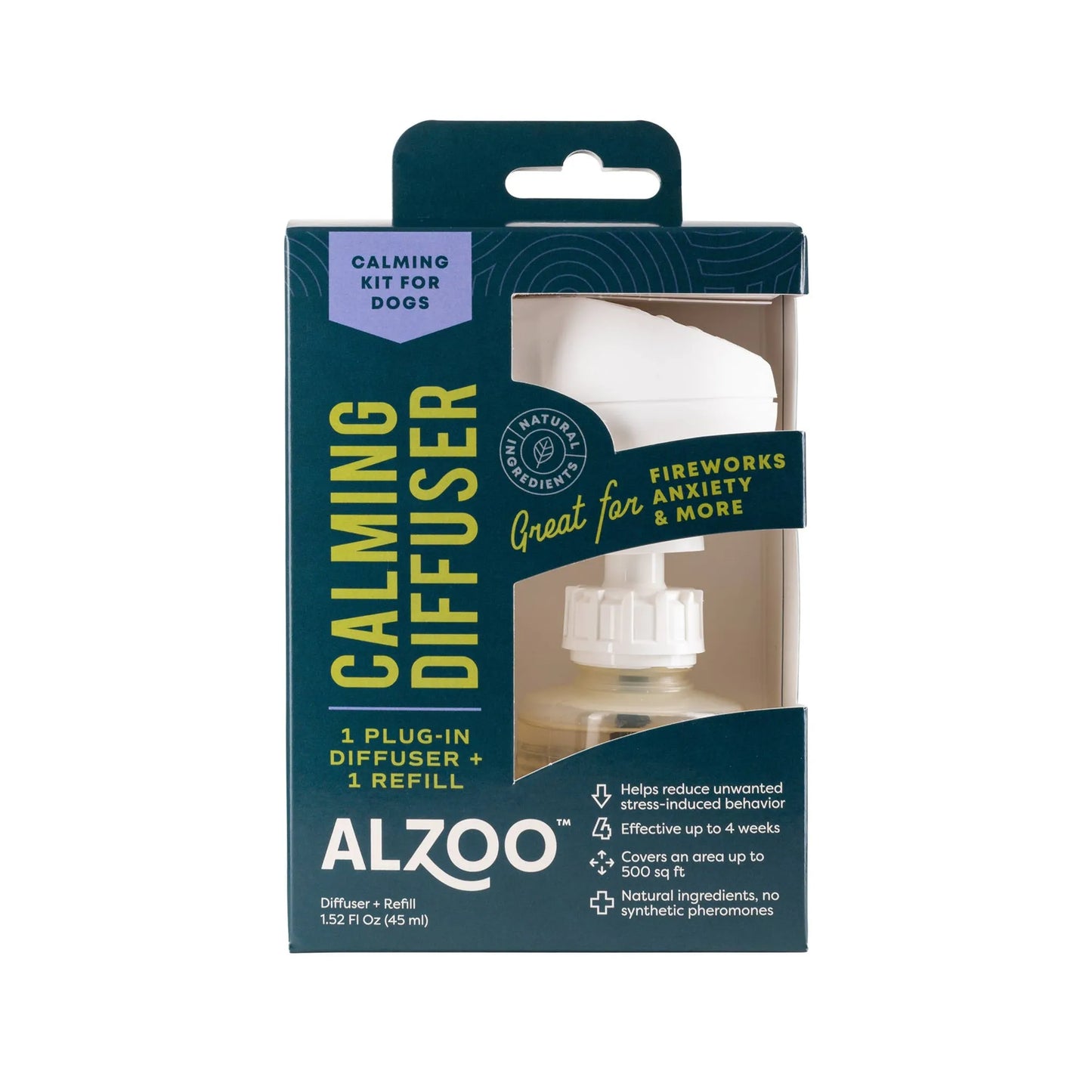 ALZOO Plant-Based Calming Diffuser Plug-in Kit for Dog