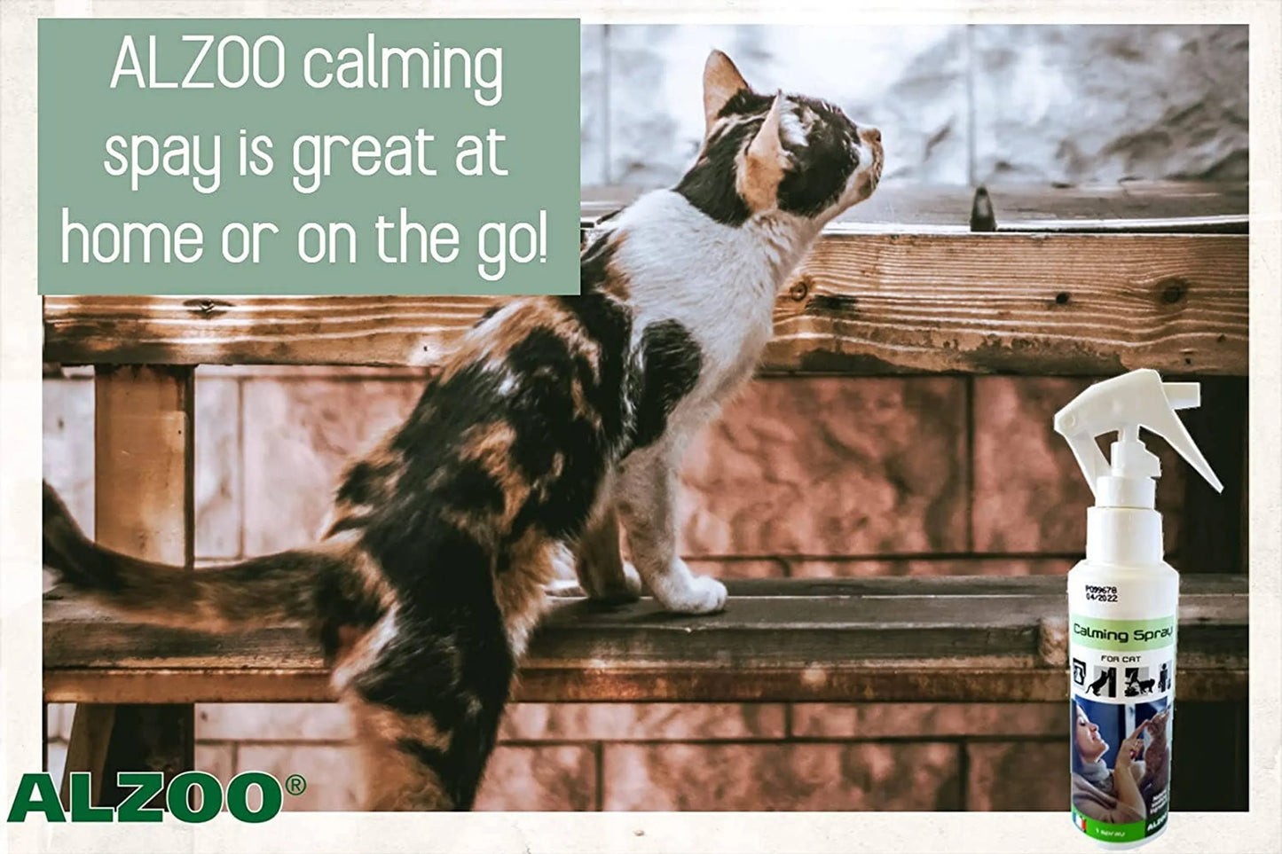 ALZOO Plant-Based Calming Spray Cat