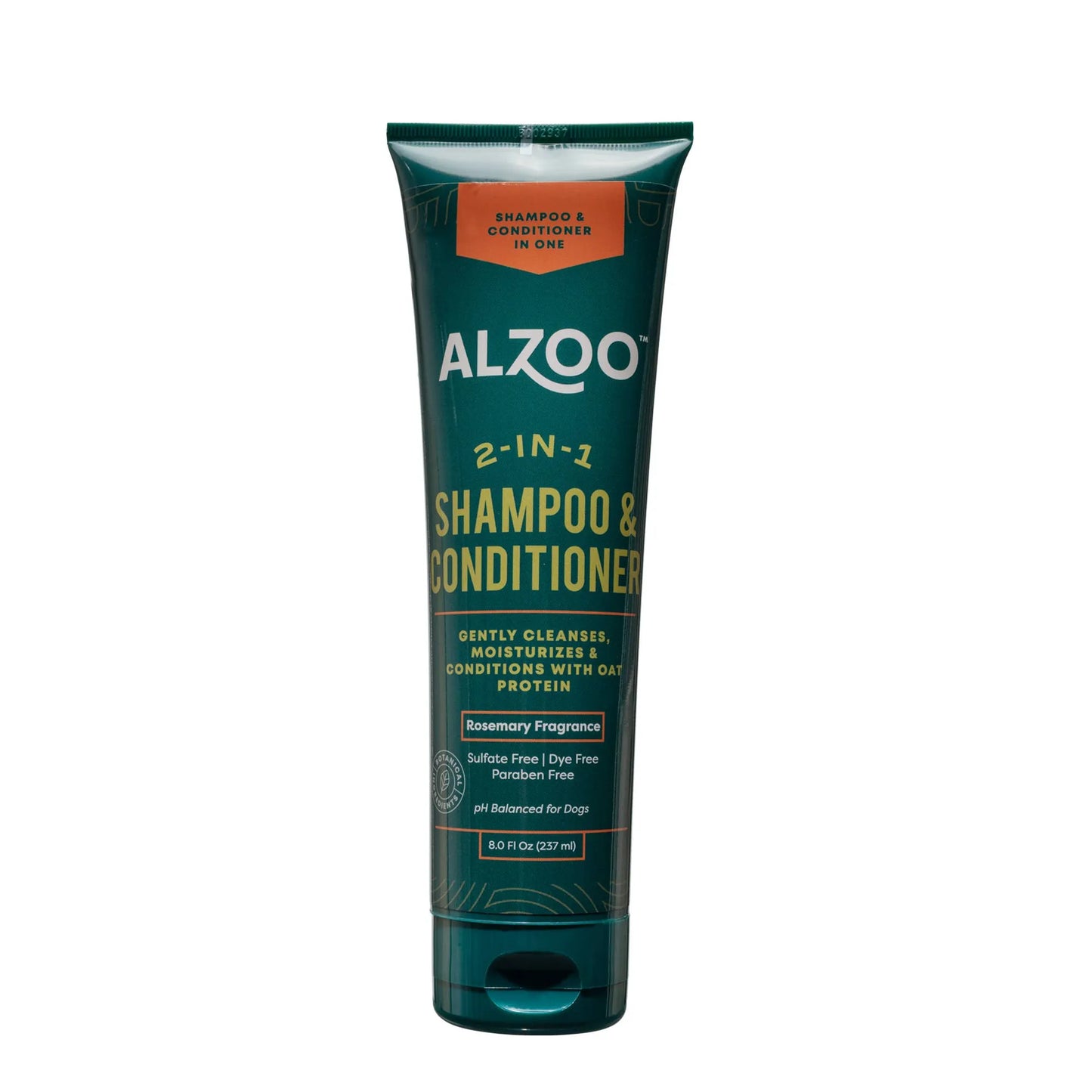 ALZOO Plant-Based 2-in-1 Shampoo with Conditioner for Dogs, 8oz