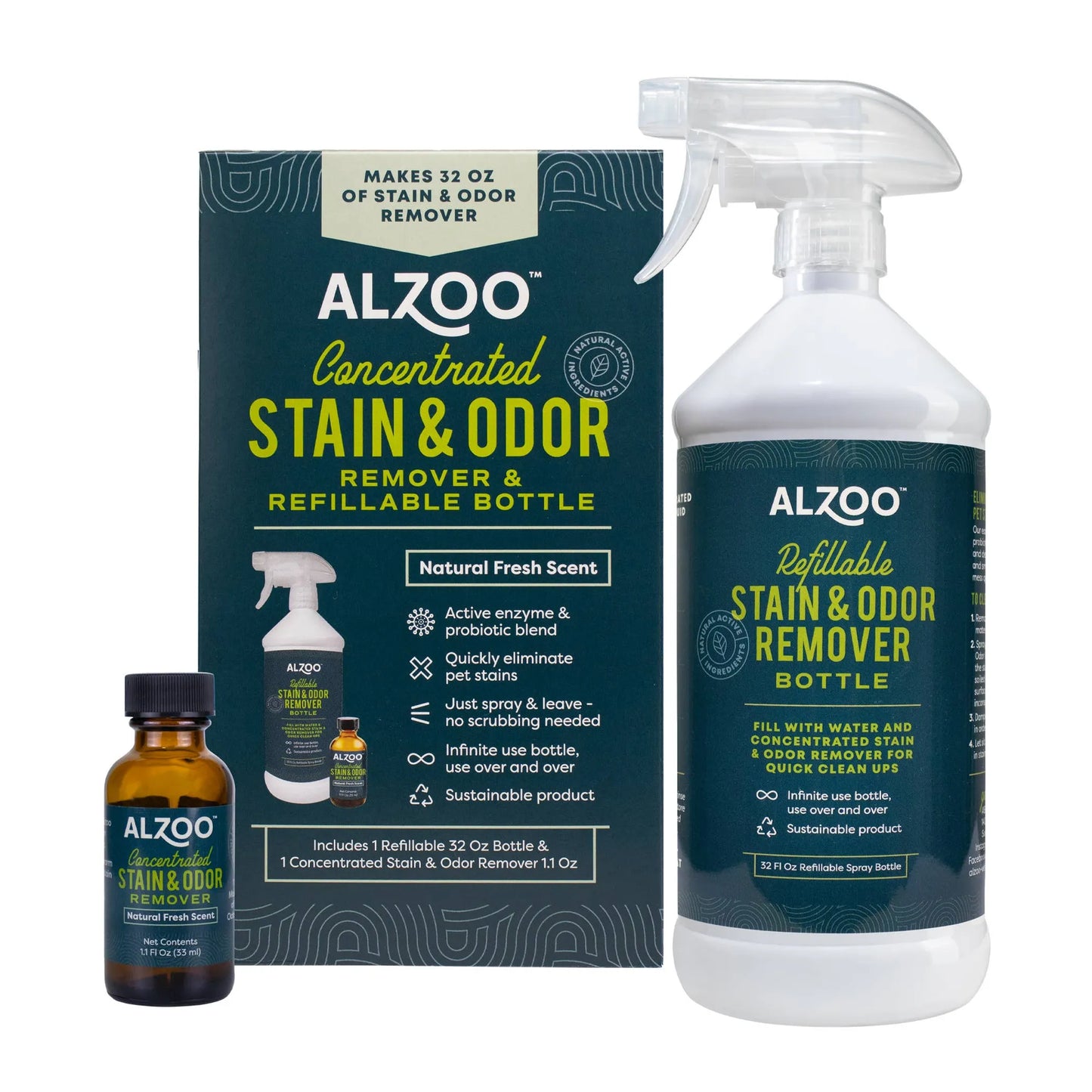 ALZOO Concentrated Shampoo Powder Kit