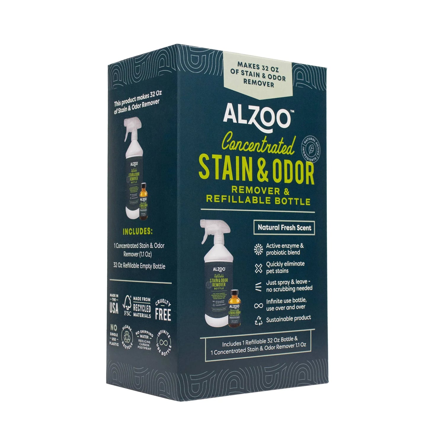 ALZOO Concentrated Shampoo Powder Kit