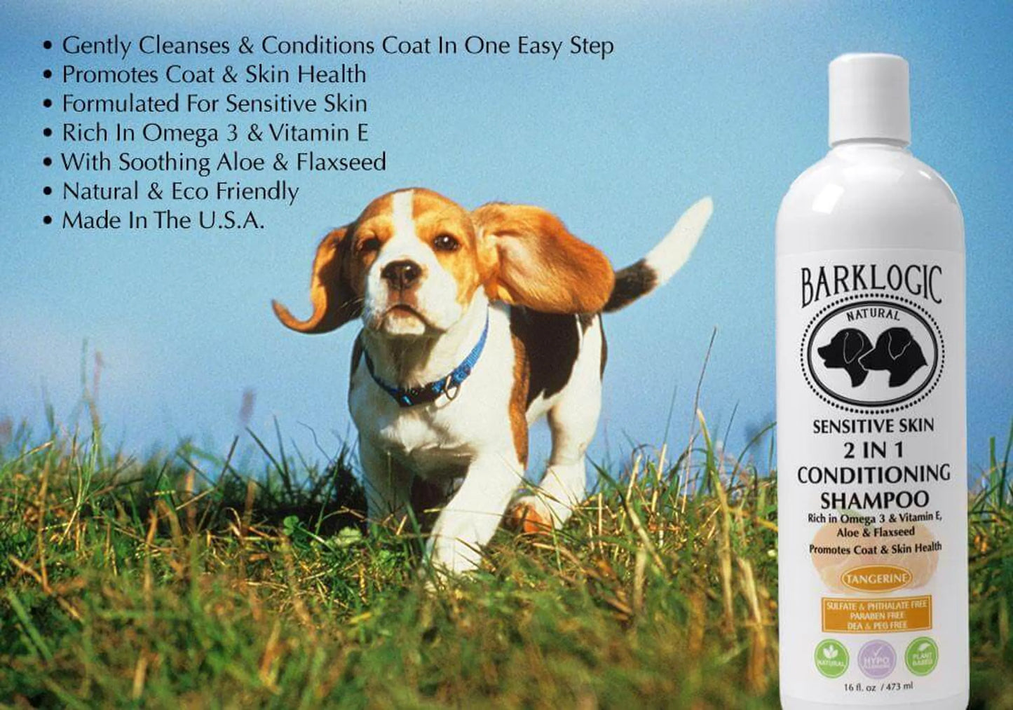 BarkLogic Sensitive Skin 2 in 1 Conditioning Shampoo