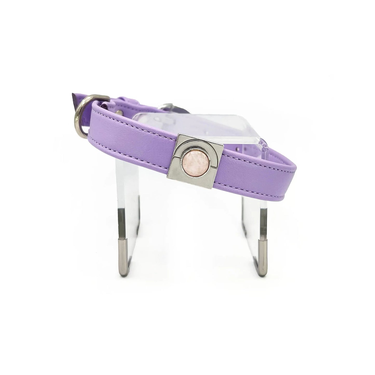 Lavender Rose Collar Charm Set