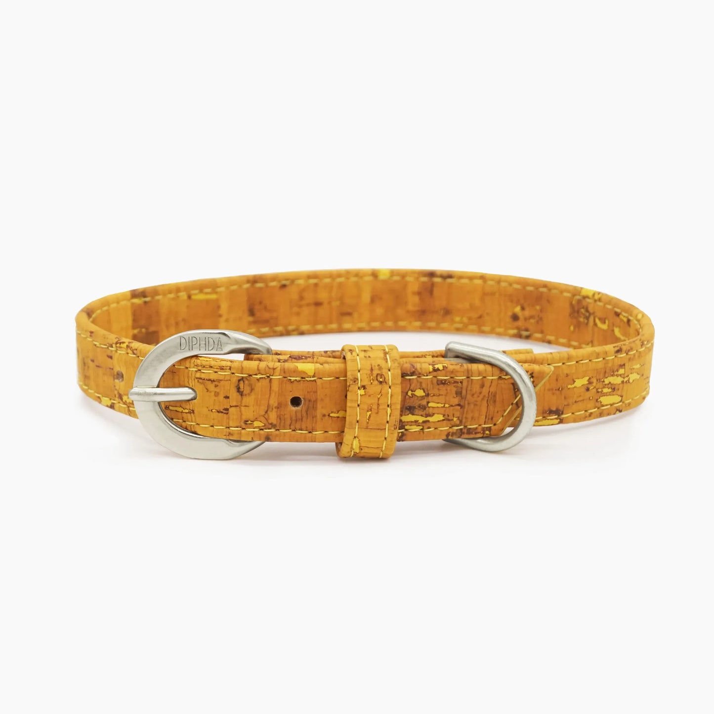 Honey Yellow Cork Leather Collar