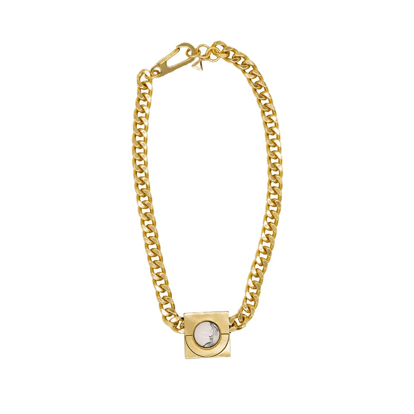 Iconic Moon Necklace in Gold