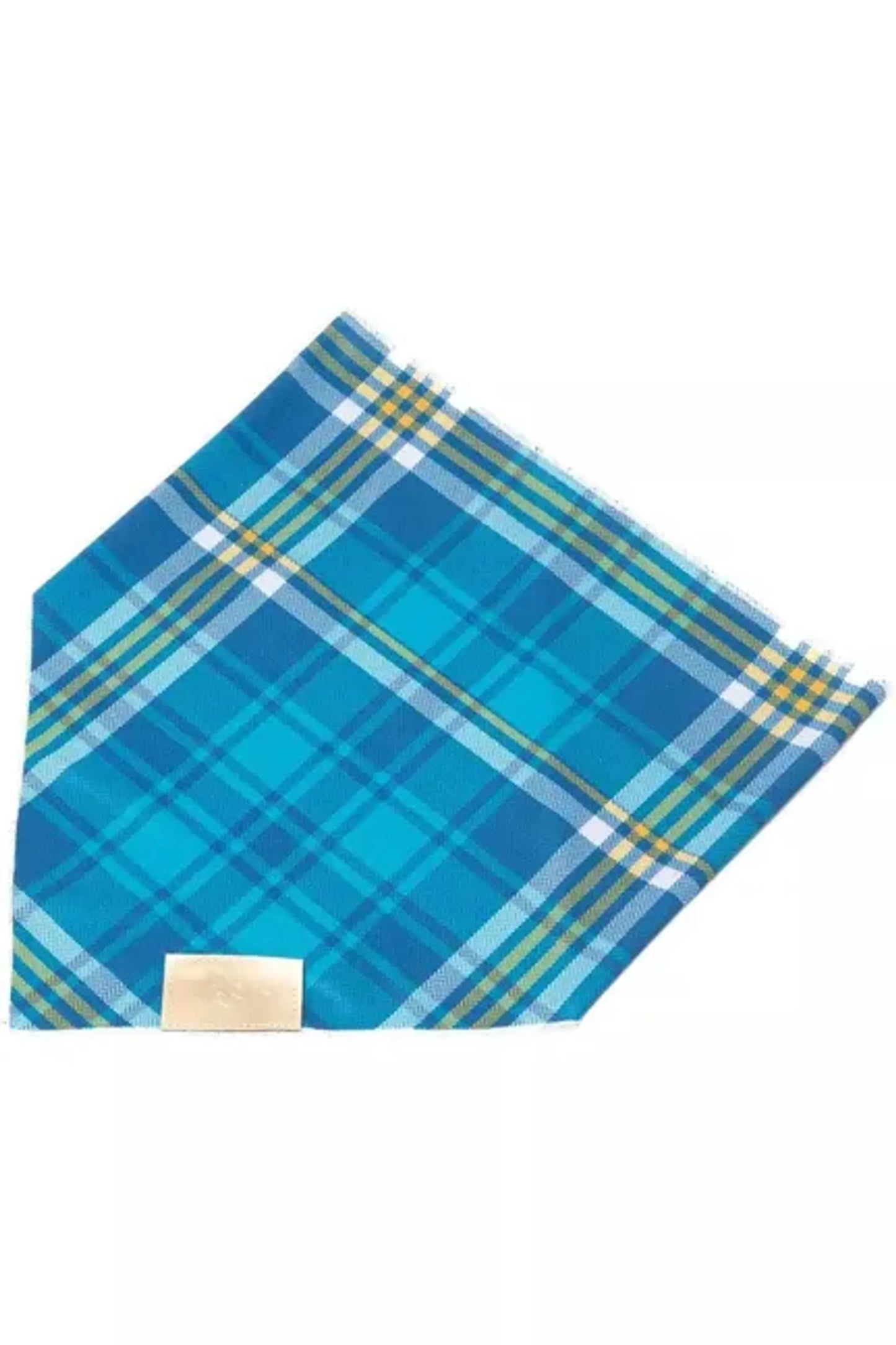 Blue Spruce Plaid Dog Bandana