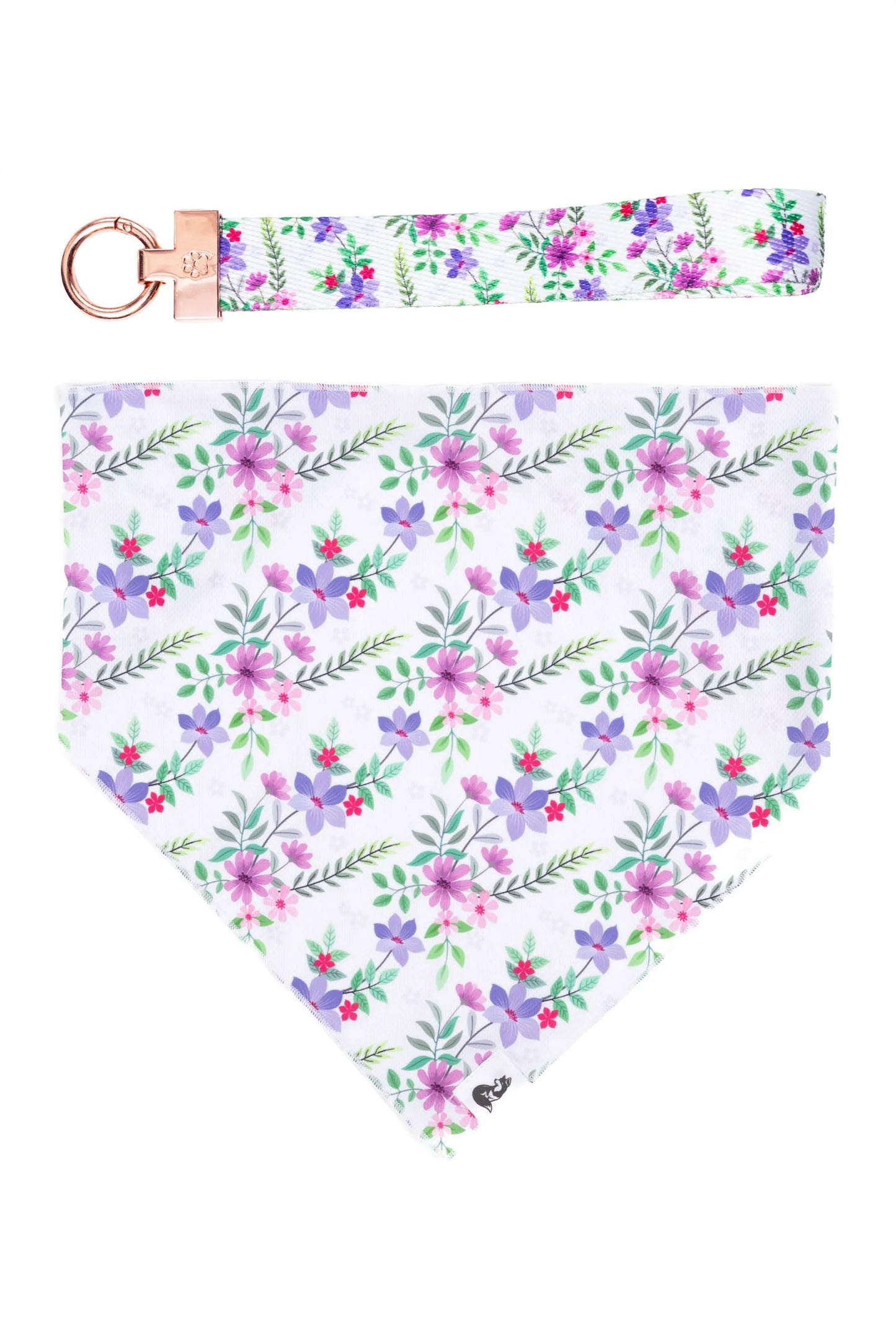 Wildflower Meadow Dog Bandana & Matching Keychain