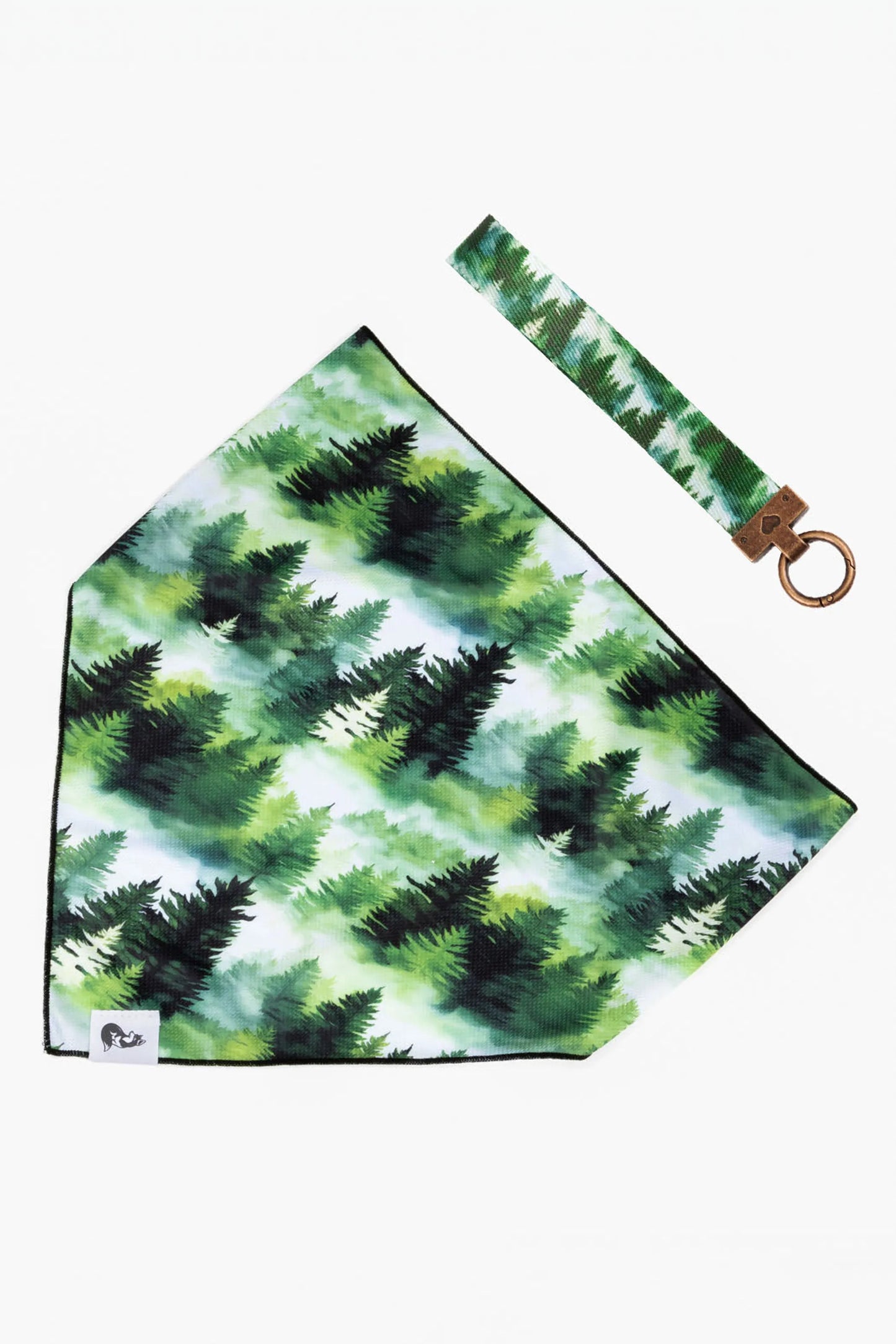 Evergreen Explorer Dog Bandana & Matching Keychain