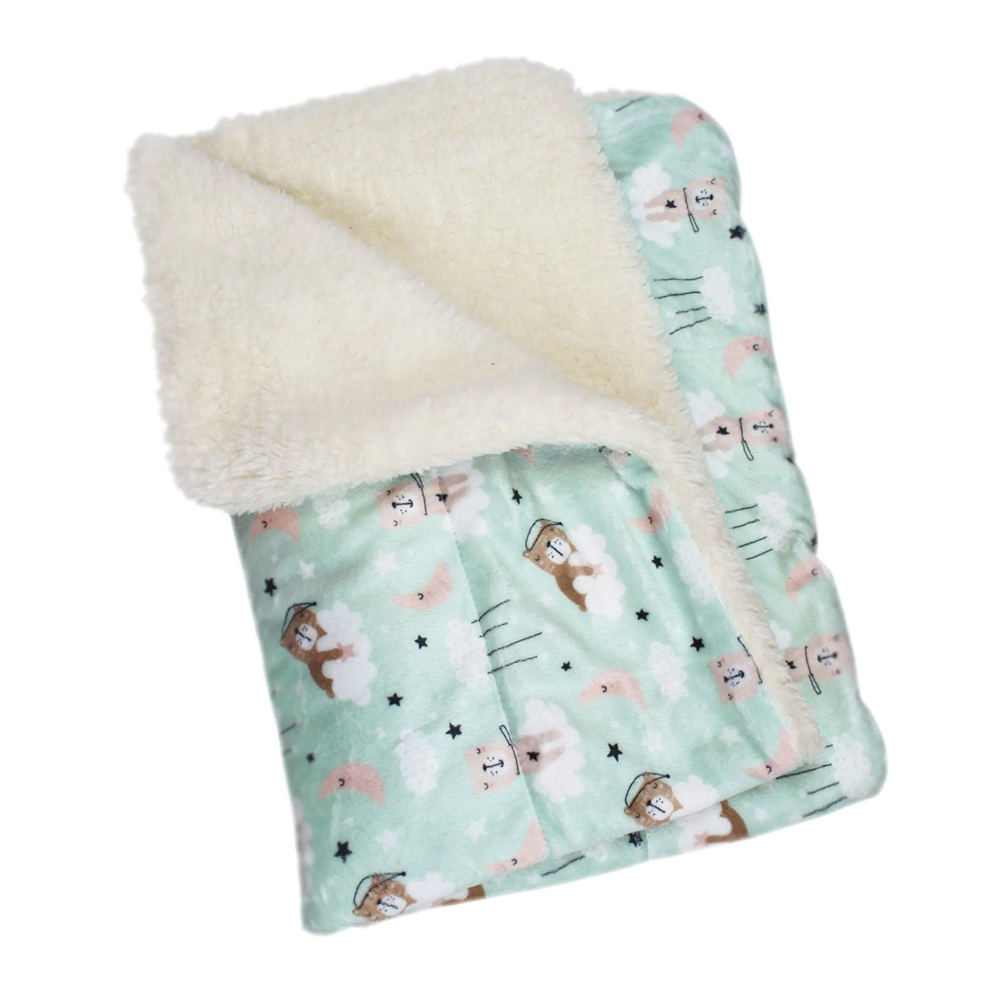 Ultra Soft Minky/Plush Bedtime Bears Blanket