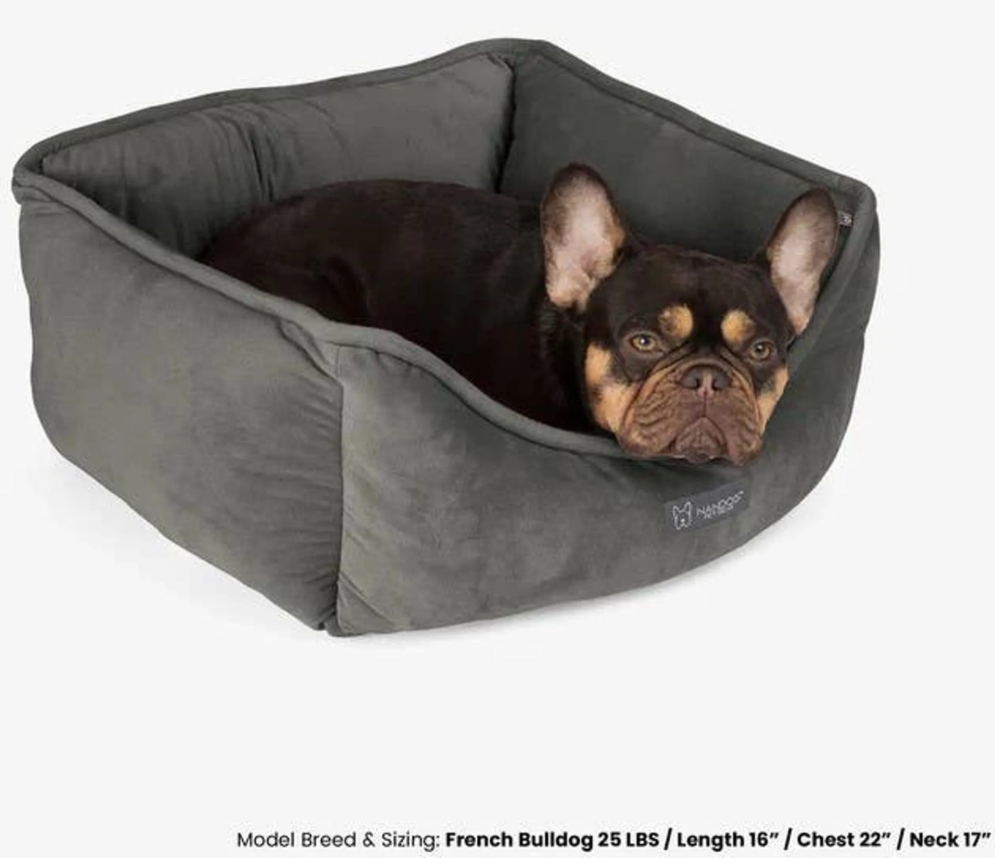 NANDOG Reversible Micro-Plush Fabric Pet Bed