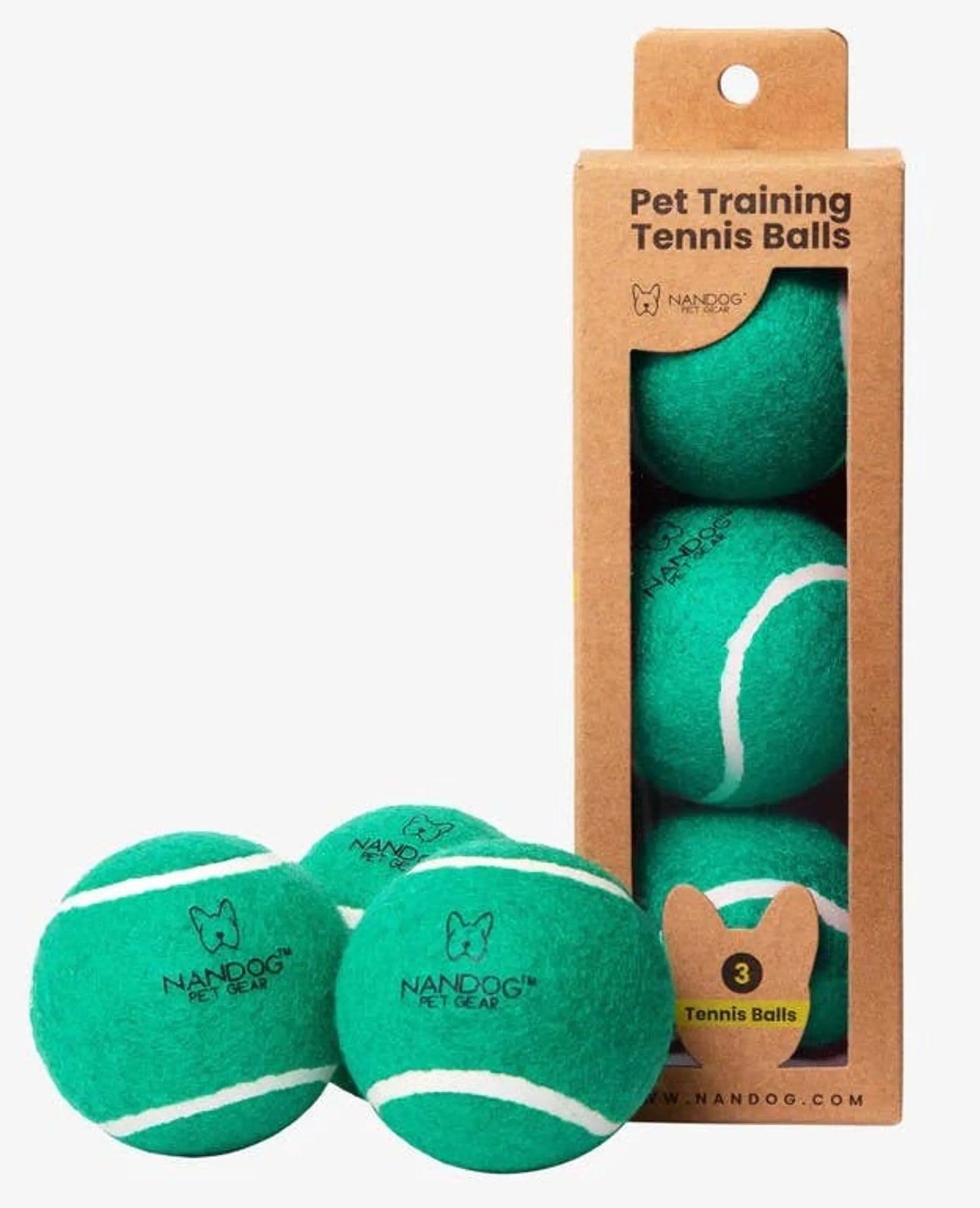 NANDOG Dog Tennis Training Balls Set