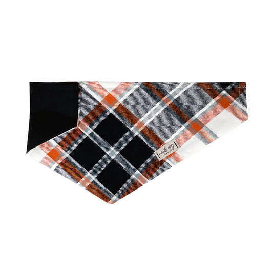 Autumn Plaid Shirting Flannel Over-the-collar Bandana