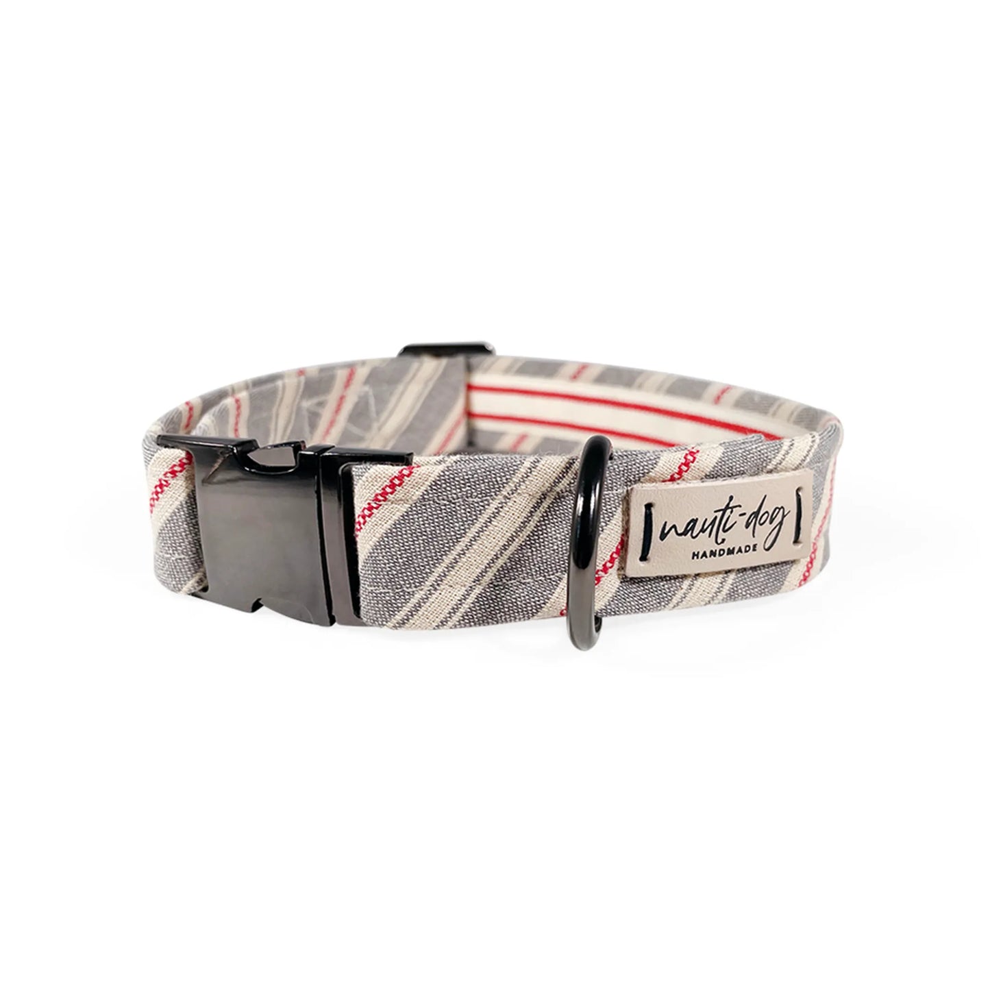 Liberty Patriotic American Woven Stripe Buckle & Martingale Dog Collar - Pack Of: 1