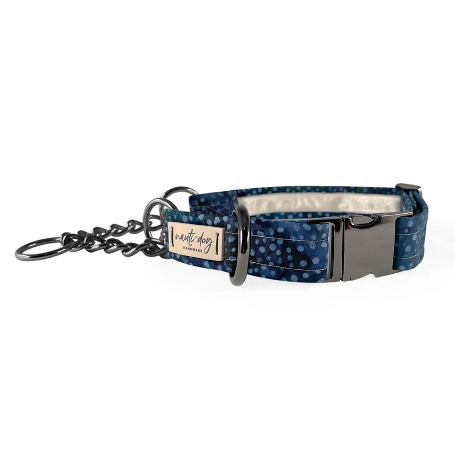 Trout Hand-dyed Batik Buckle & Martingale Dog Collar - Pack Of: 1