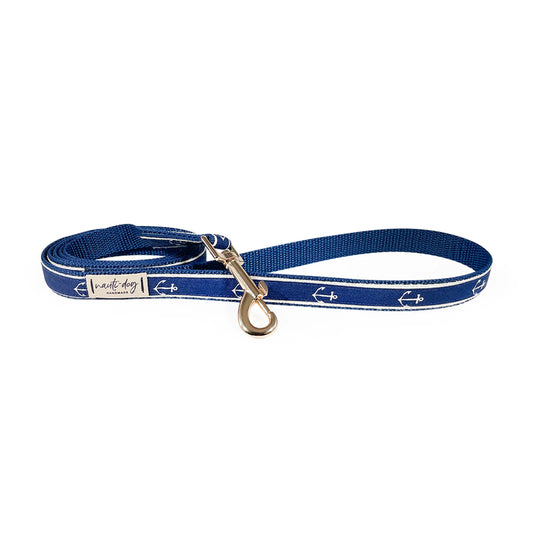 Anchors Away Ribbon Dog Leash