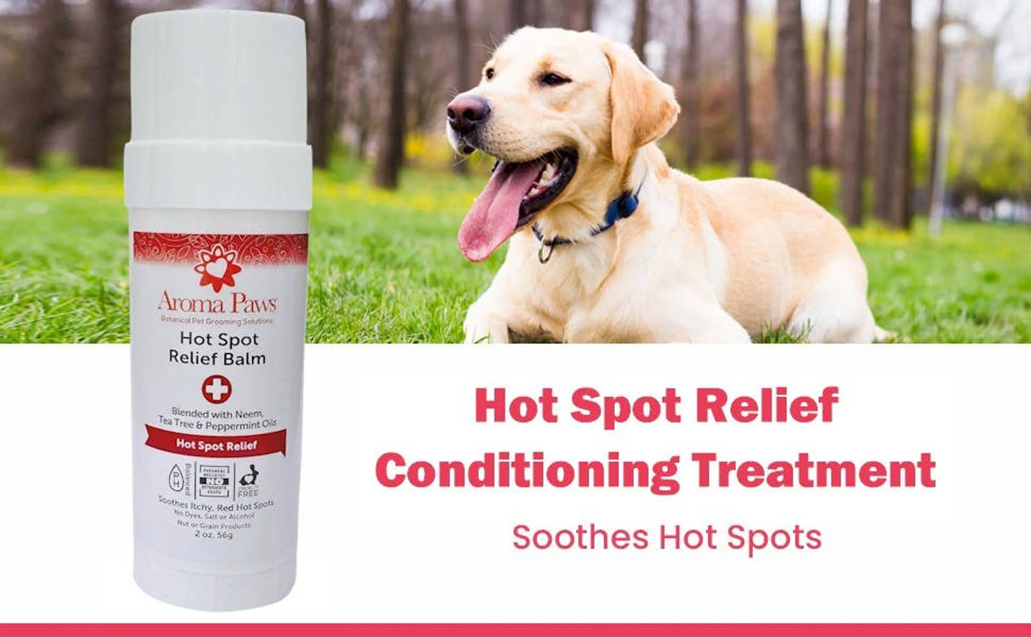 2 oz. Hot Spot Relief Balm Roll on Applicator-Neem & TeaTree