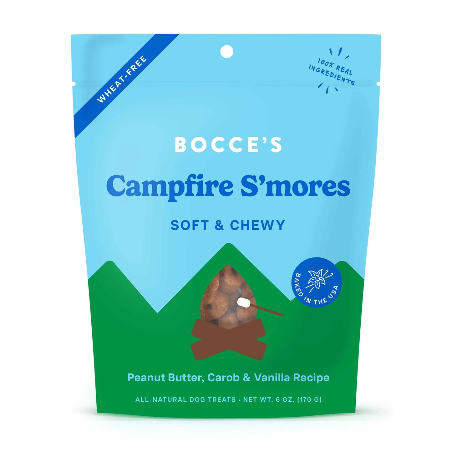 Bocce's Bakery Campfire S'mores Soft & Chewy Dog Treats 6oz