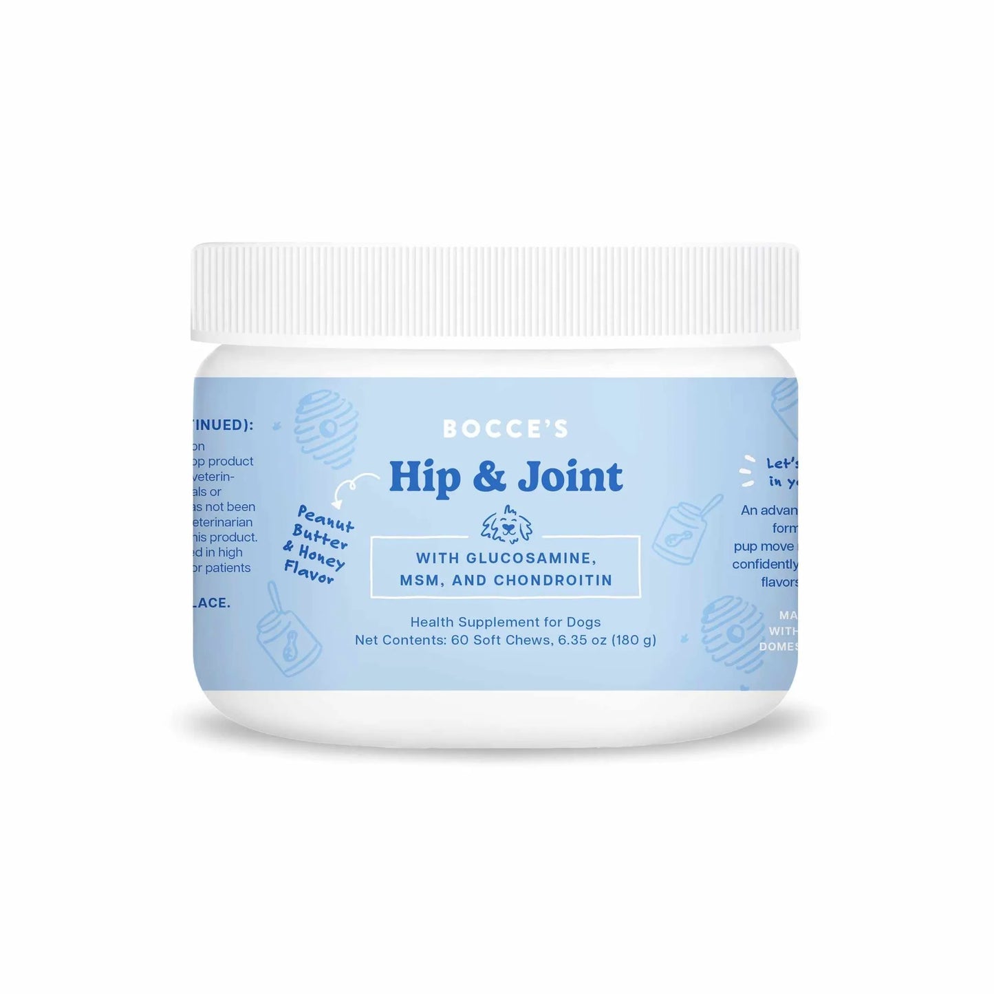 Bocce's Bakery Hip & Joint Soft Chew Dog Supplements 60 Count