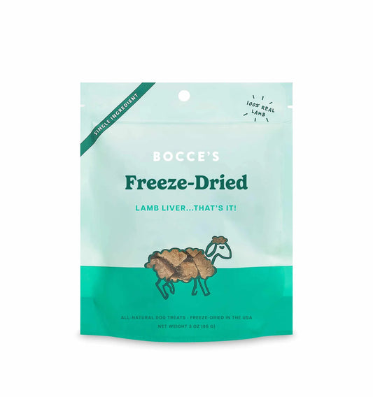 Bocce's Bakery Lamb Liver Freeze Dried Treats 3oz