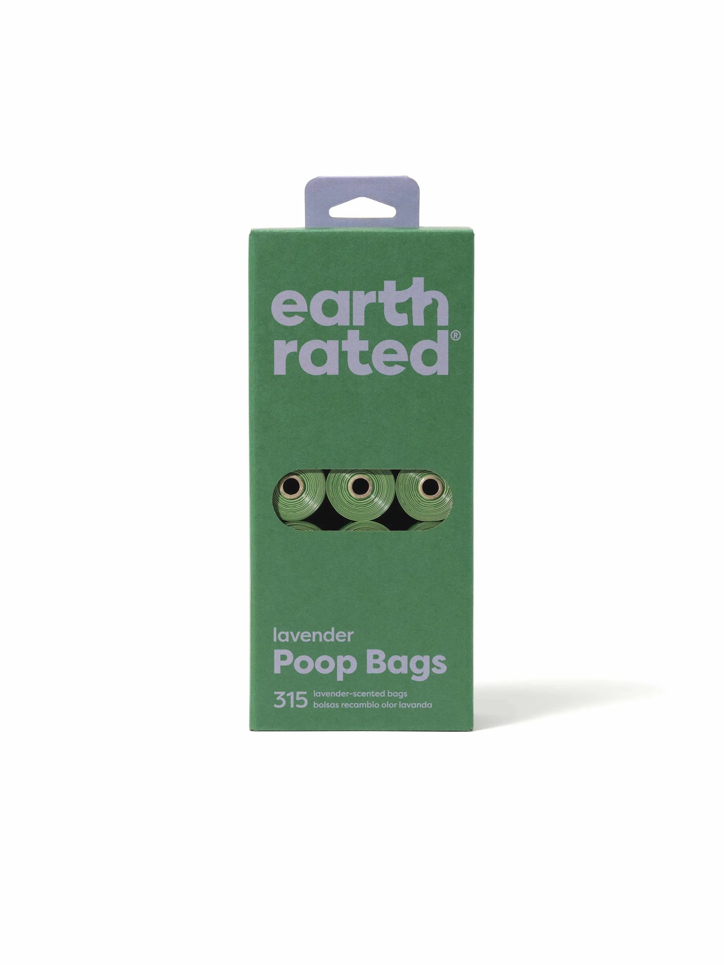 Earth Rated Lavender Poop Bags 315ct on 21 Refill Rolls