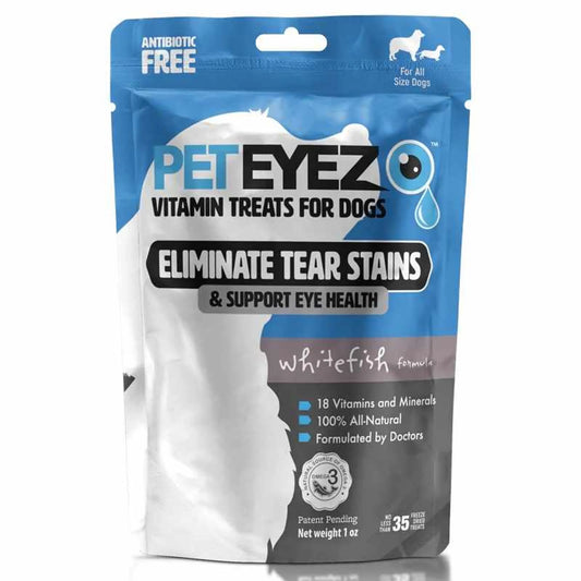 Pet Eyez Vitamin Treats for Dogs Whitefish Formula 1oz