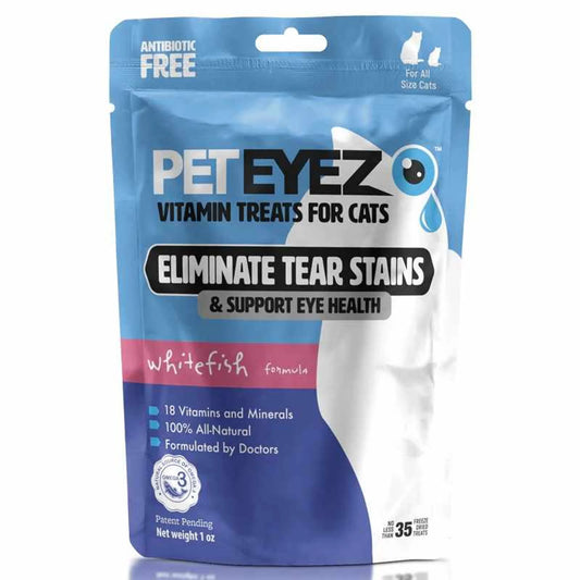 Pet Eyez Vitamin Treats for Cats Whitefish Formula 1oz