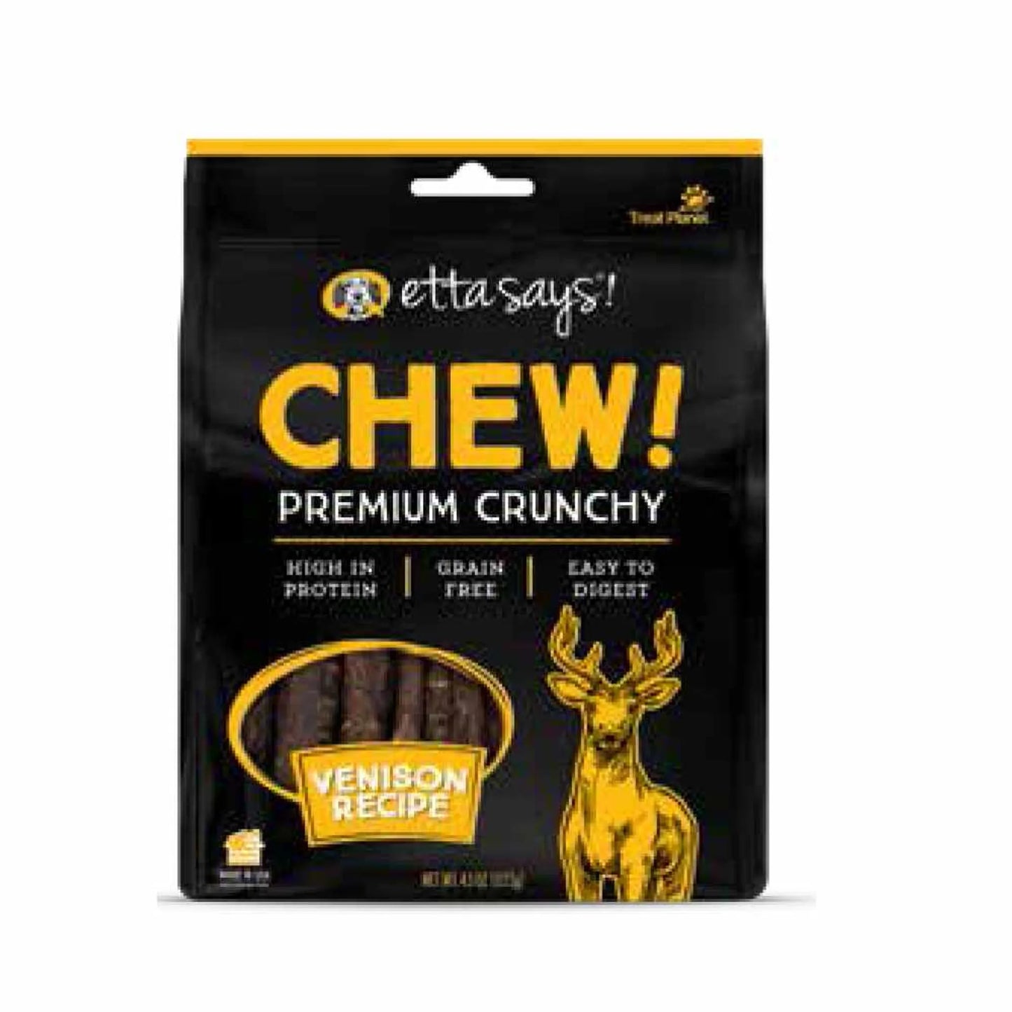 Etta Says! Chew Premium Crunchy Venison Dog Chew 4.5oz