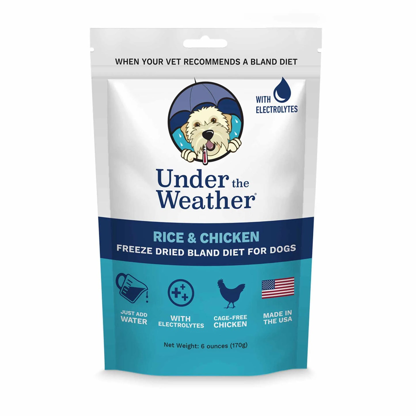 Under the Weather Bland Diet - Chicken & Rice w/Electrolytes