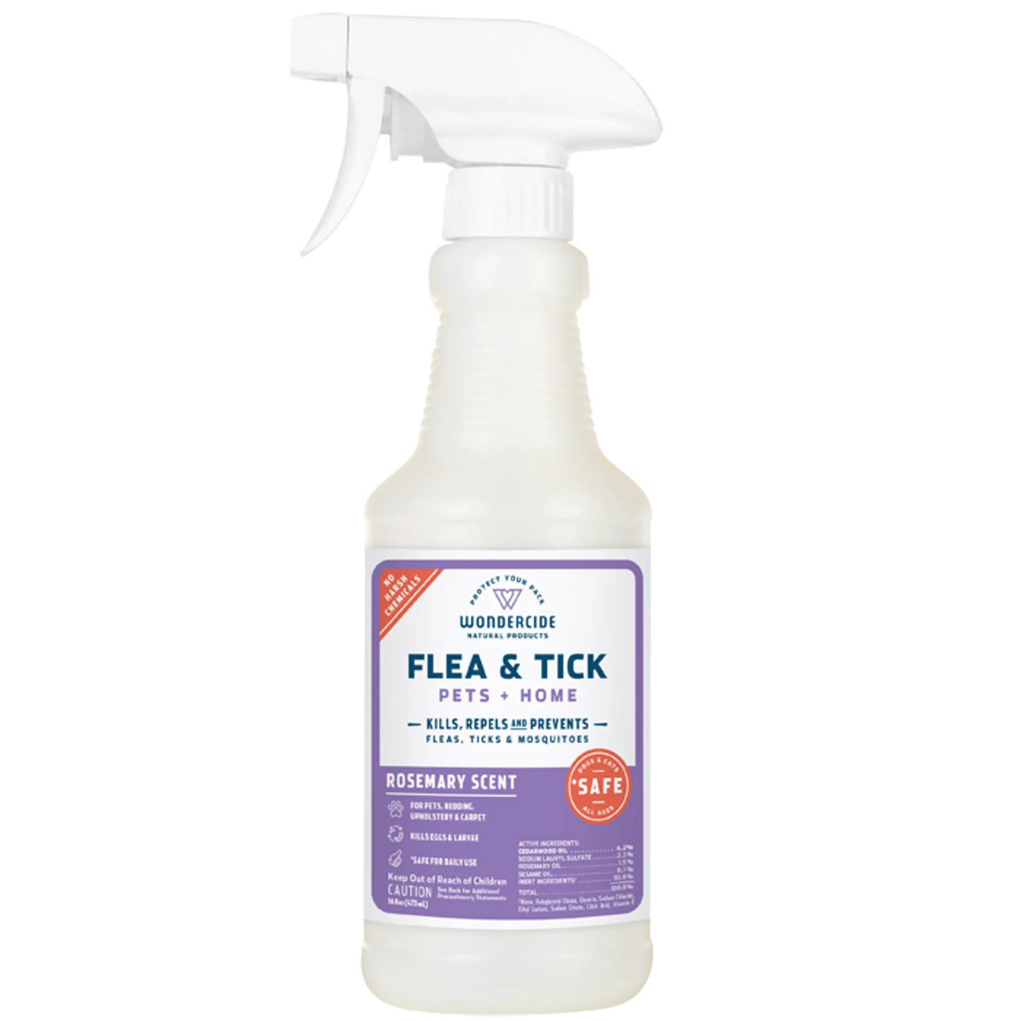 Wondercide - Flea, Tick & Mosquito Spray for Pets + Home -