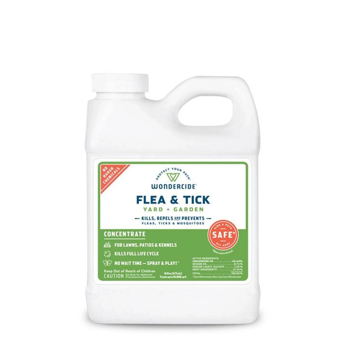 Wondercide - Flea, Tick & Mosquito Spray for Yard + Garden - 32oz Ready-To-Use