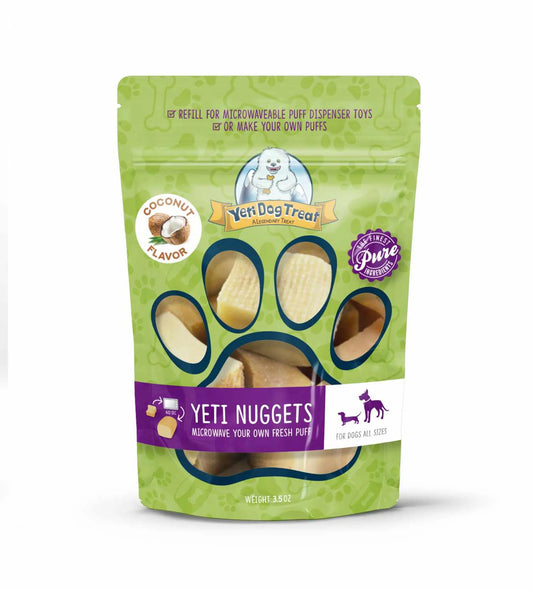 Yeti Dog Nuggets Coconut Flavored 6 pieces 3.5oz