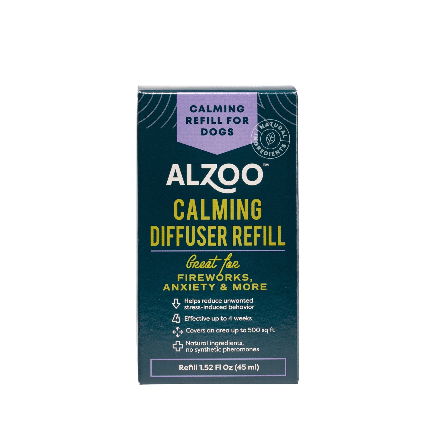 Alzoo Plant-Based Calming Diffuser Refill Dog 1.52oz.