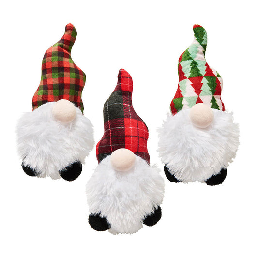 Ethical Pet Holiday Catnip Gnomes Toys Assorted 6â€³