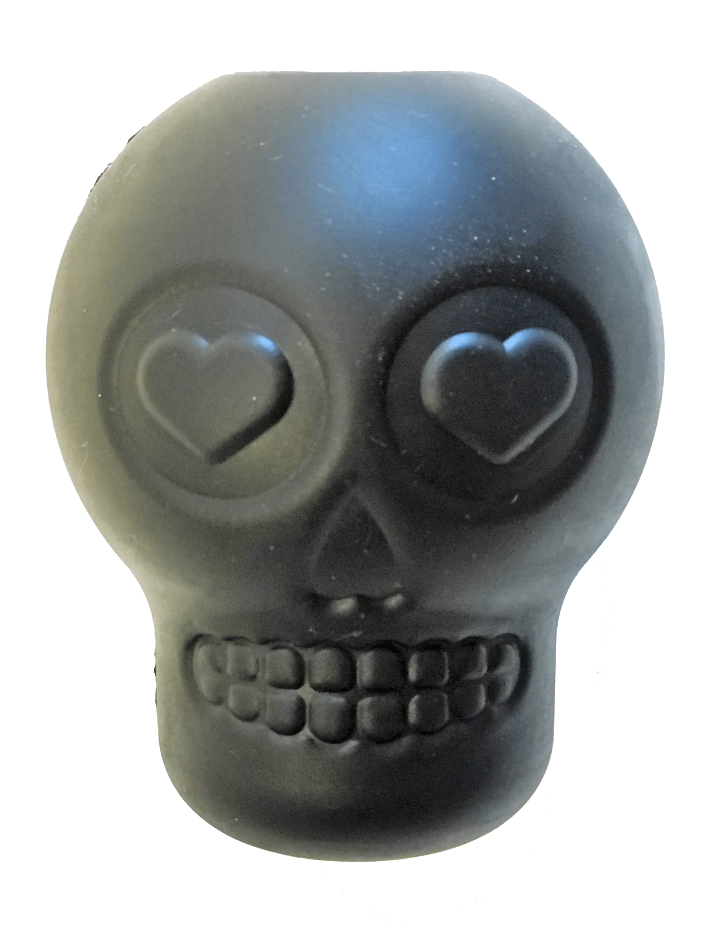 MKB Sugar Skull Durable Rubber Chew Toy & Treat Dispenser