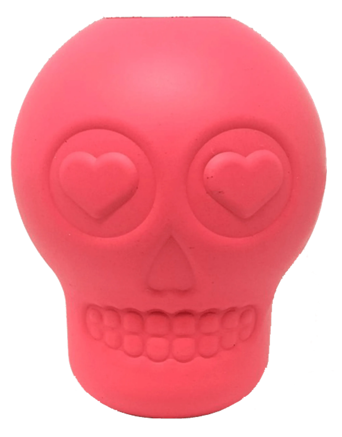 MKB Sugar Skull Durable Rubber Chew Toy & Treat Dispenser