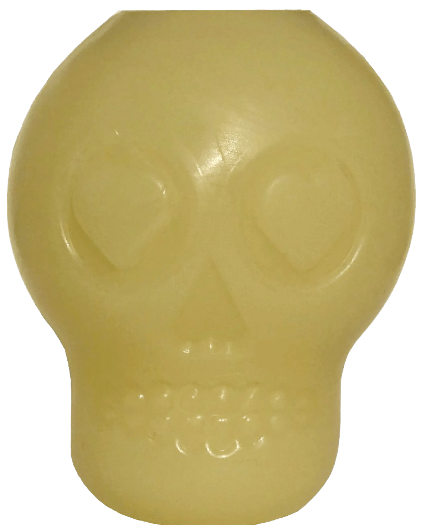 MKB Glow in the Dark Sugar Skull Chew Toy & Treat Dispenser