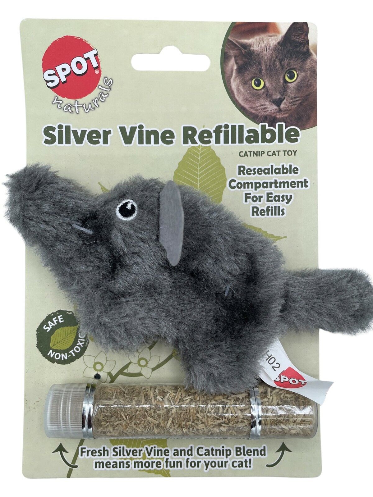 Spot Silver Vine Refillable Cat Toy Assorted Assorted 4in