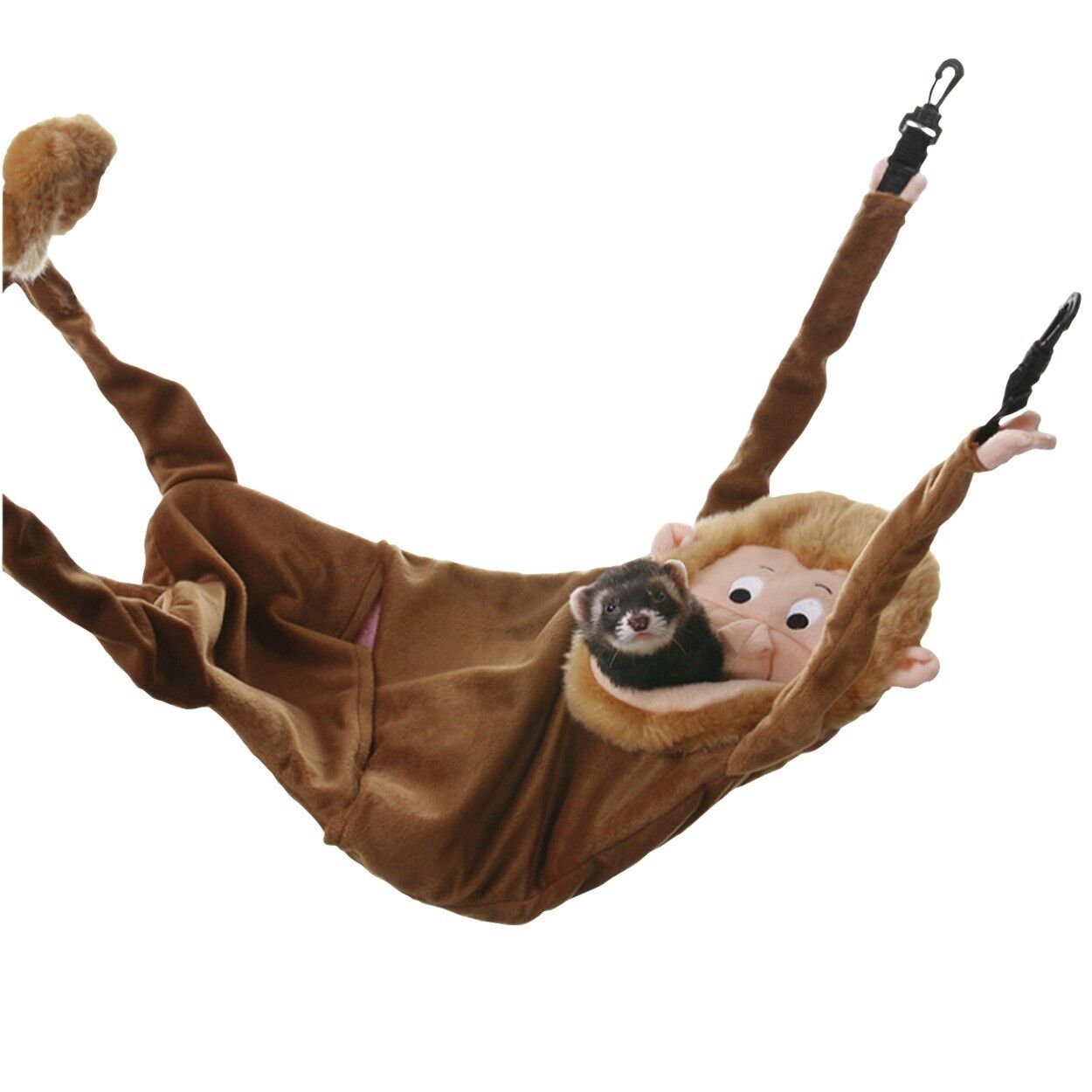 Marshall Pet Products Ferrets Hangin' Monkey Hammock Brown 1ea