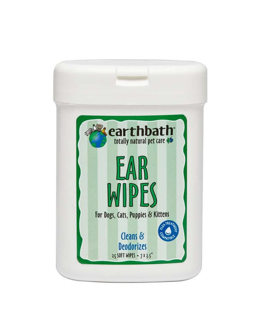 Earthbath Ear Wipes Counter Display 1ea/25 ct