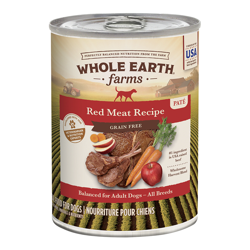 Earth Farms Dog Grain Free Red Meat 12.7oz. (Case of 12)