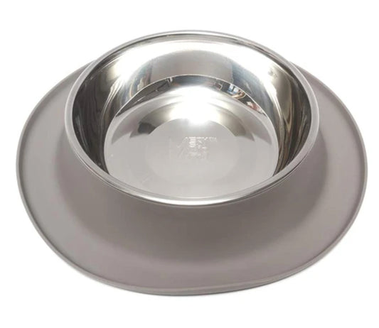 Messy Mutts Dog Feeder Grey 1.5 Cup