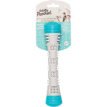 Messy Mutts Totally Dog Chew N Squeak Stick Grey Teal Small