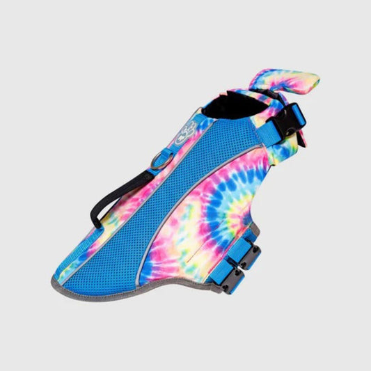 Canada Pooch Dog Wave Rider Life Vest Tie Dye Xlarge