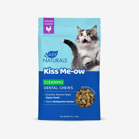 Ark Naturals Cat Dental Chews Kiss Me-Ow Cleaning Chicken 3oz.