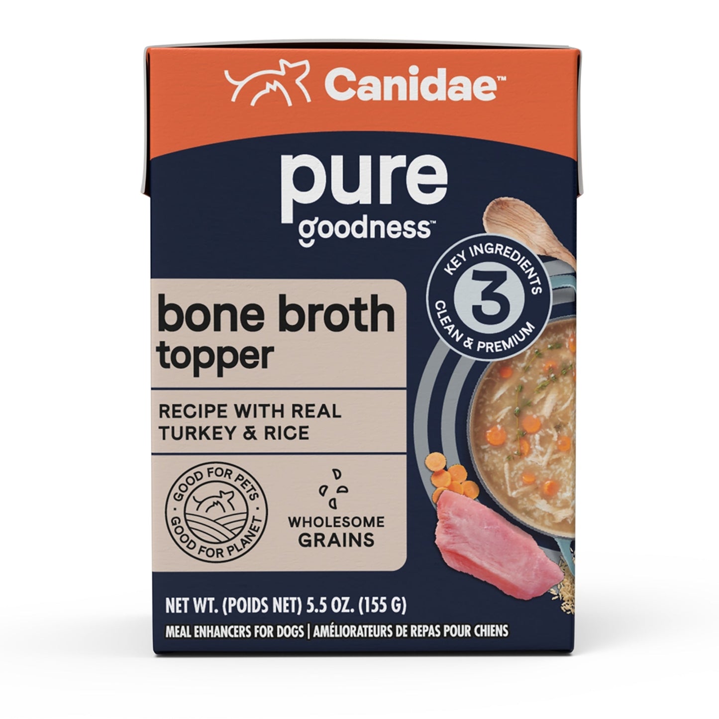 Pure Goodness Bone Broth Topper Turkey/Rice 5.5oz.