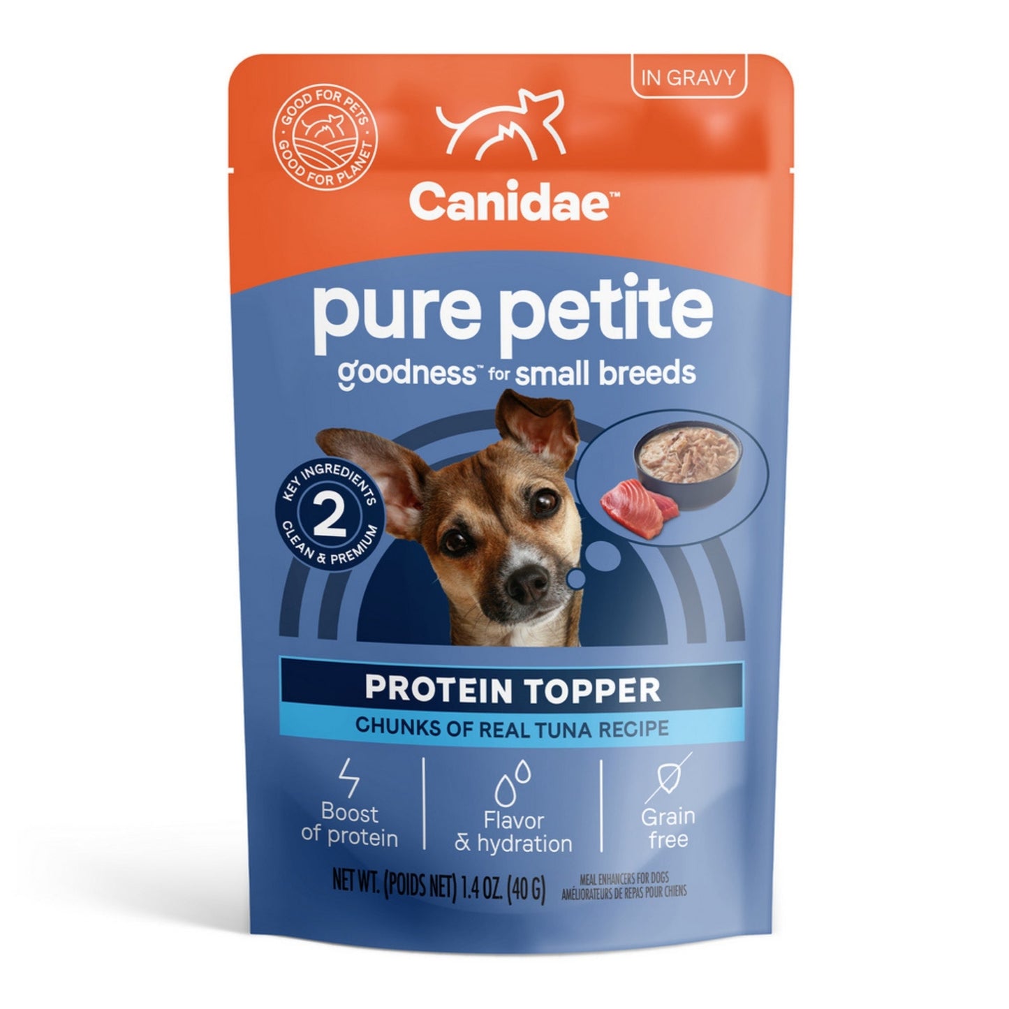 Pure Petite Protein Topper Tuna/Gravy 1.4oz. (Case of 12)