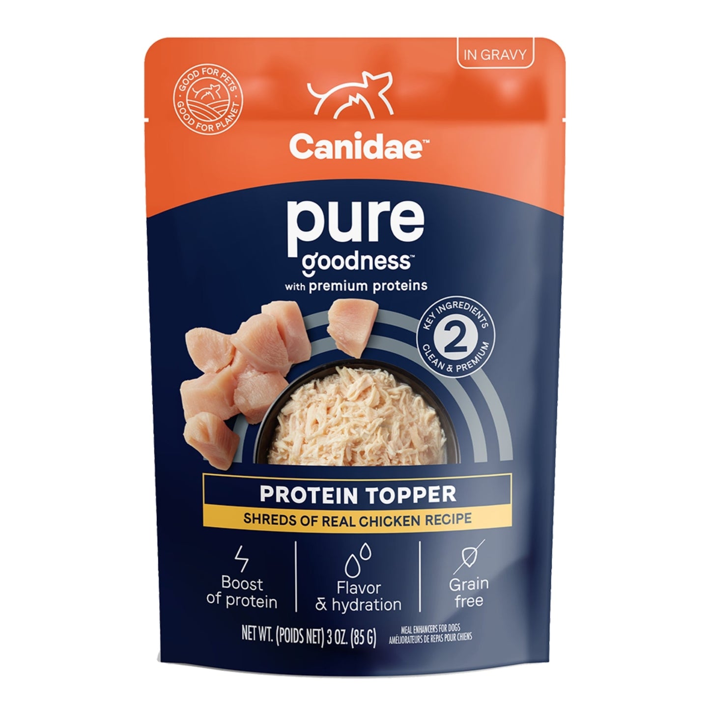 Pure Goodness Protein Topper  Chicken 3oz. (Case of 12)