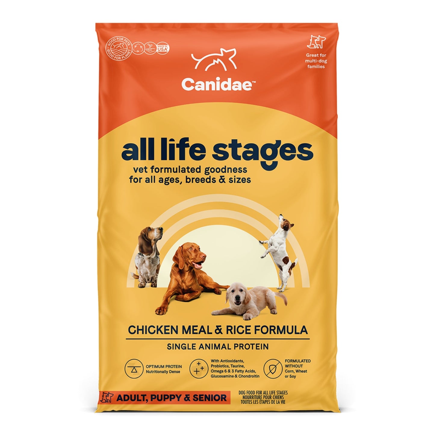 All Life Stages Premium Dog Food Chicken Meal/Rice 5Lbs.