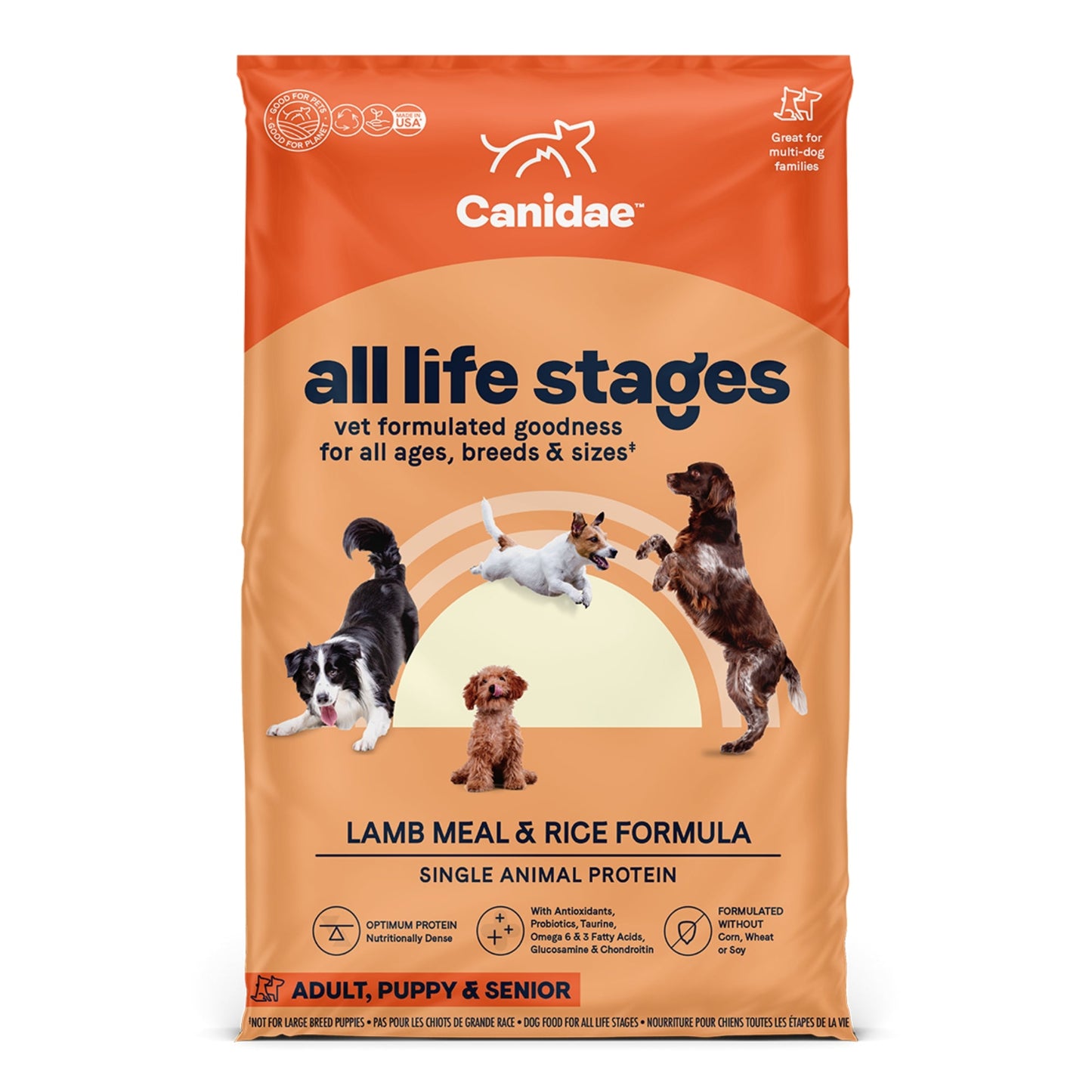 All Life Stages Premium Dog Food Lamb Meal/Rice 5Lbs.