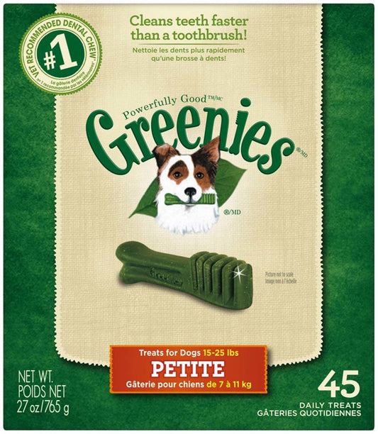 Greenies Dog Dental Treats Petite Original 1ea/27 oz, 45 ct